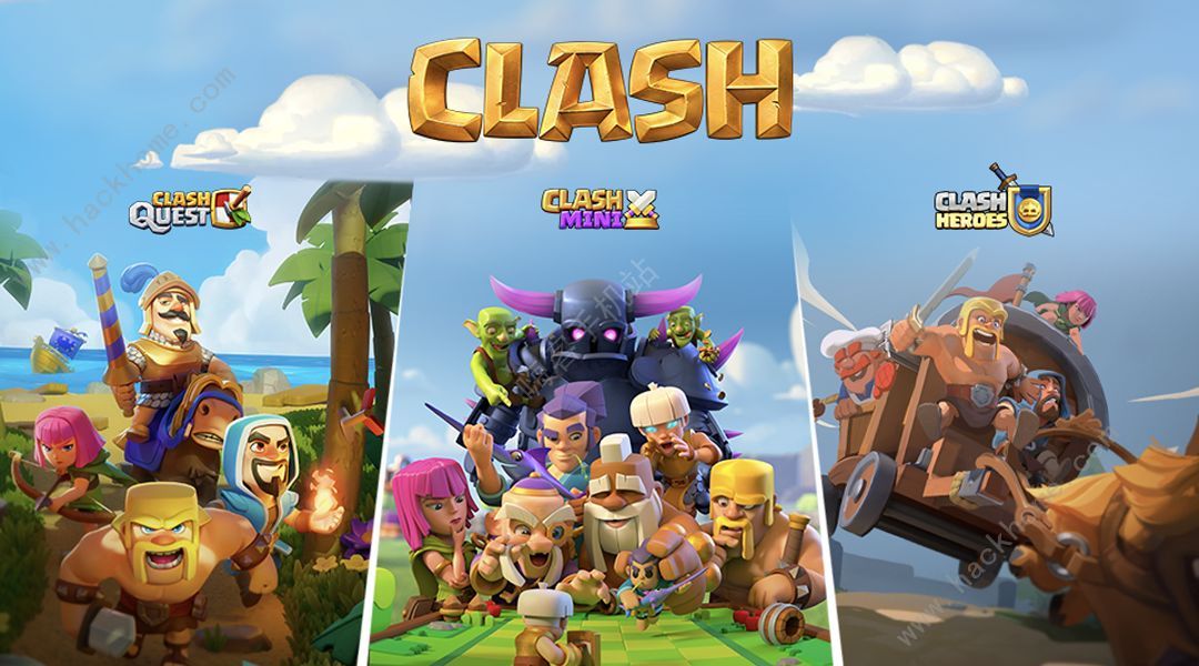 SUPERCELL公布三款Clash新游 看名字就是炒剩饭的节奏​