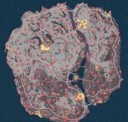 绝地求生刺激战场雪地资源分布大全 绝地求生维寒迪地图资源一览图片1