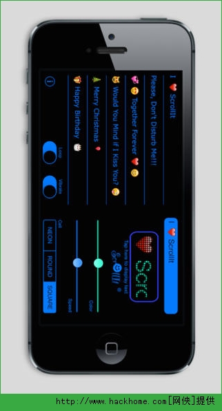 自制炫酷跑马灯（ScrollIt）限免软件iOS手机版app v1.2
