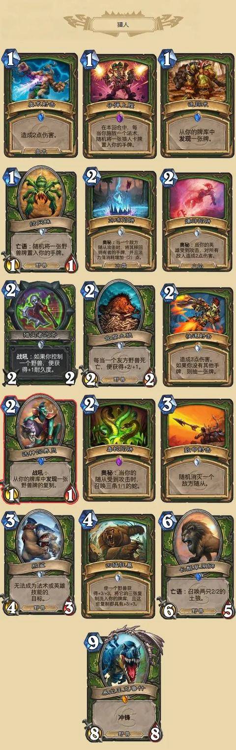 炉石传说2022标准模式卡组有哪些