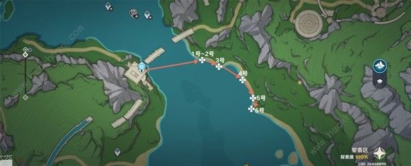原神幽光星星新版采集路线攻略 幽光星星最新收集路线图分享​
