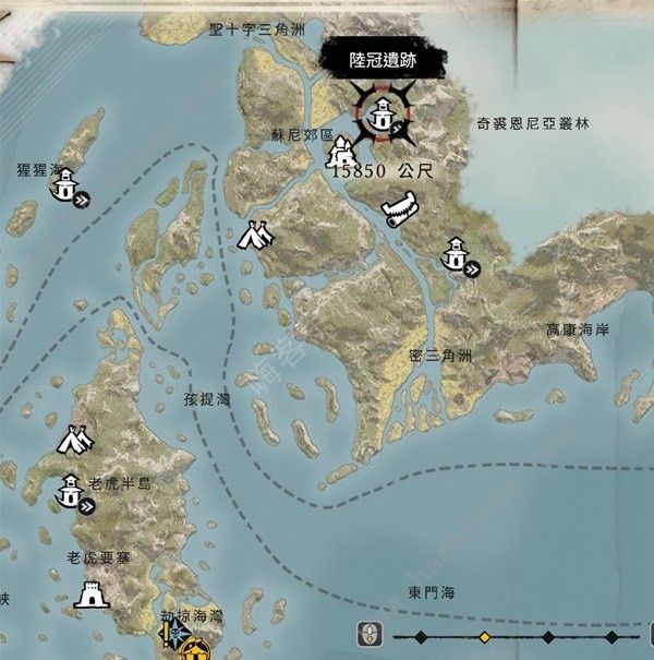 碧海黑帆藏宝图使用攻略 藏宝图辨别及寻找技巧图片9