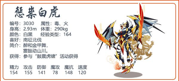 洛克王国惩崇白虎怎么获得-惩崇白虎获取方法