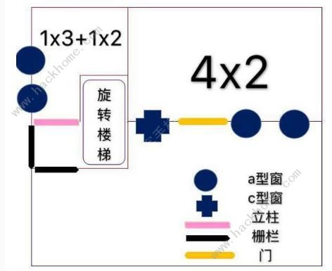 明日之后5级房子设计图纸 5级房子设计蓝图分享图片4