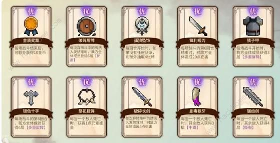 召唤骑士团圣遗物获取攻略 圣遗物组合搭配推荐图片3