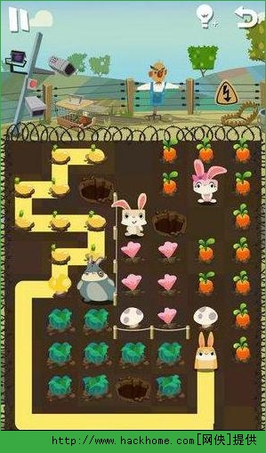 兔子复仇记（patchmania）穿过大火第52通关攻略