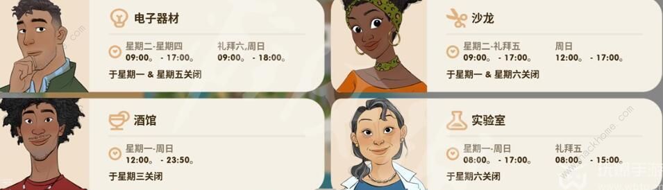 珊瑚岛商店开放时间表 全商店开店时间一览图片3