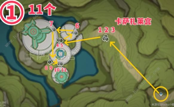 原神帕蒂沙兰3.6采集路线图 帕蒂沙兰在哪比较多图片5