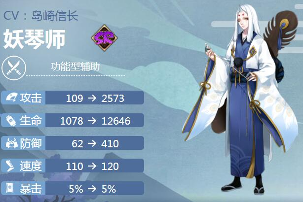 阴阳师妖琴师值得培养吗