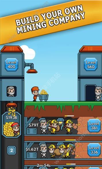 偷懒的矿业大亨汉化中文版（Idle Miner Tycoon) v2.31.1