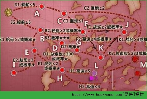 战舰少女地狱群岛E4攻略