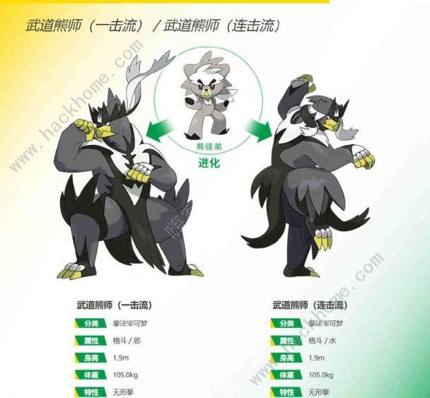 宝可梦剑盾熊徒弟进化攻略 熊徒弟进化属性一览图片2
