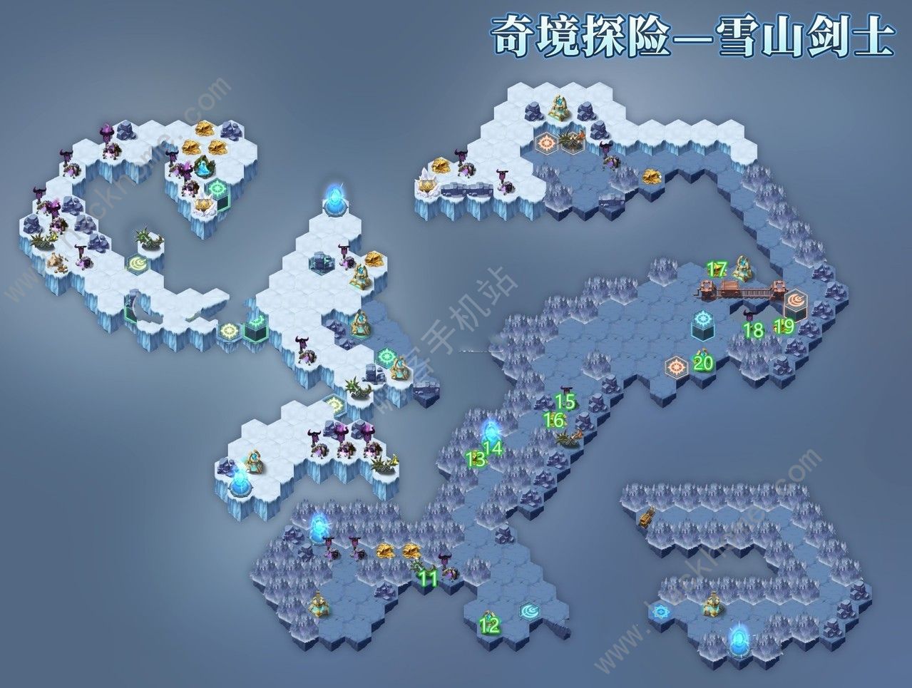 剑与远征雪山剑士攻略大全2023 雪山剑士通关路线图​