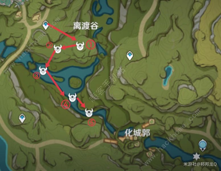 原神纳西妲突破天赋材料速刷攻略 蕈兽分布位置及材料获取图片12