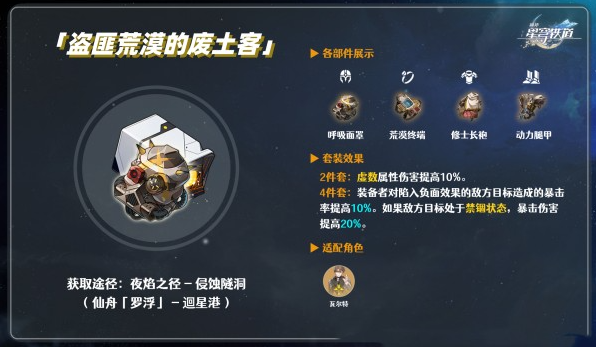 崩坏星穹铁道真理医生遗器怎么搭配