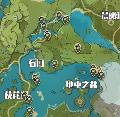 原神莲蓬哪里多
