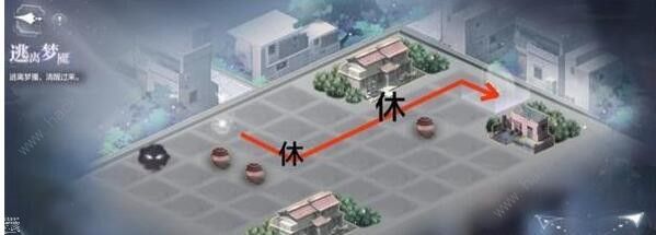 世界之外渡见春第二日怎么过 逃脱梦魇通关走法详解​