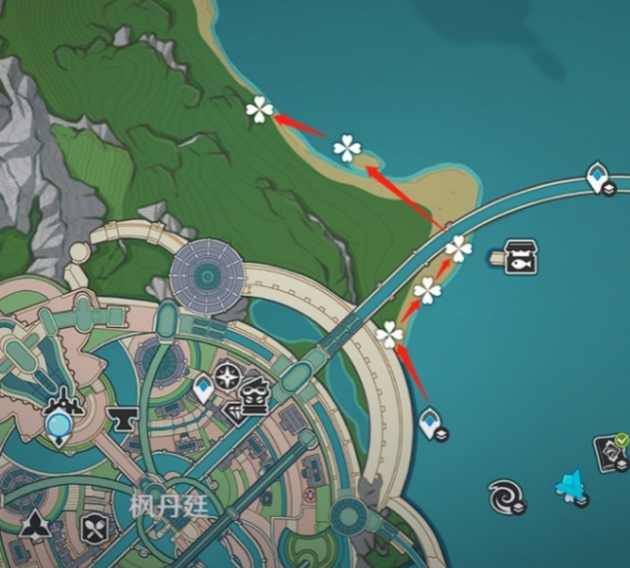原神枫丹海露花怎么收集
