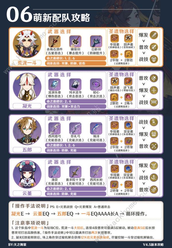 原神4.5卡池角色新手配队攻略 4.5卡池怎么完美配队图片7