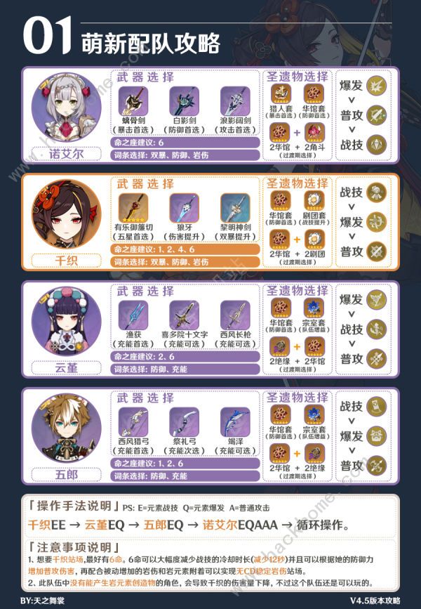 原神4.5卡池角色新手配队攻略 4.5卡池怎么完美配队图片2