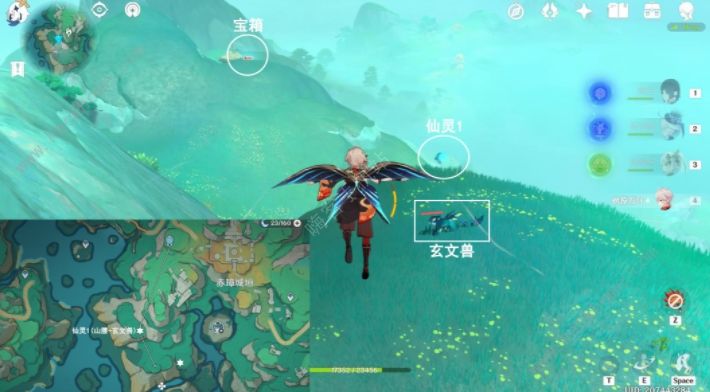 原神鲤跃天门开成就攻略 指引3个仙灵在哪图片3