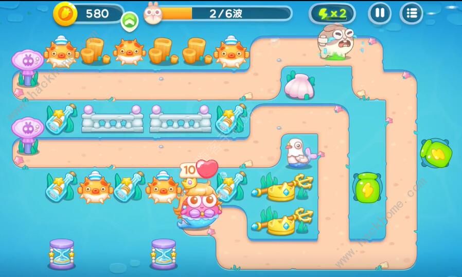 保卫萝卜4海的闺女第39关怎么过 海的闺女第39关通关攻略图片3
