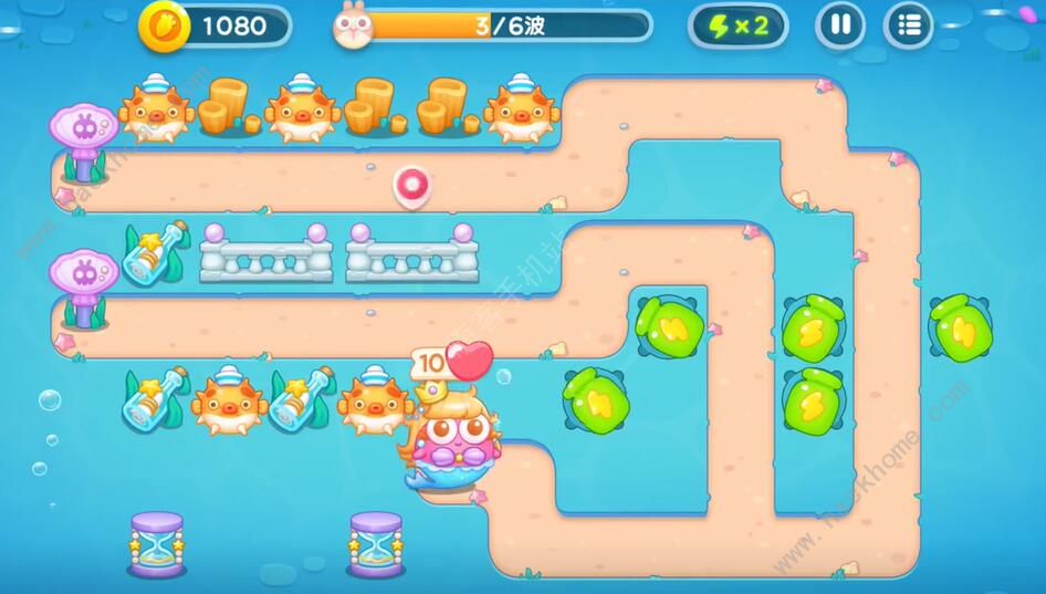 保卫萝卜4海的闺女第39关怎么过 海的闺女第39关通关攻略图片4