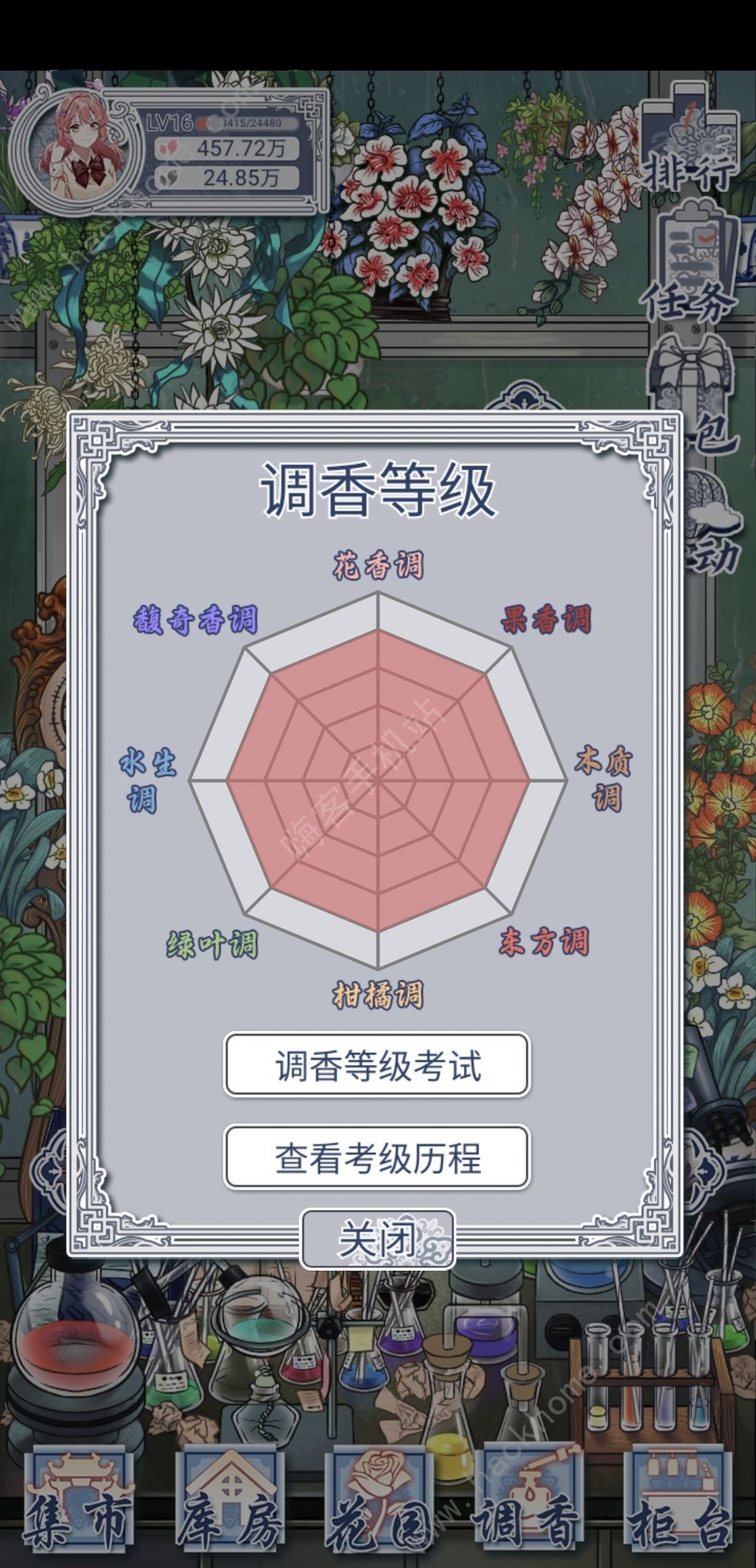 花与香水与猫调香考试攻略 调香考试1-3级技巧图片2