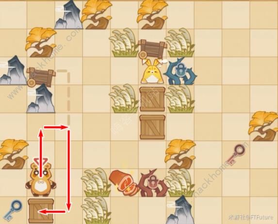 原神4.4纸影寻肴第六关攻略 封馅定妙形怎么走图片5