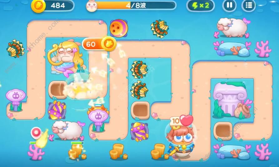 保卫萝卜4海的闺女第65关怎么过 海的闺女第65关速通攻略图片3