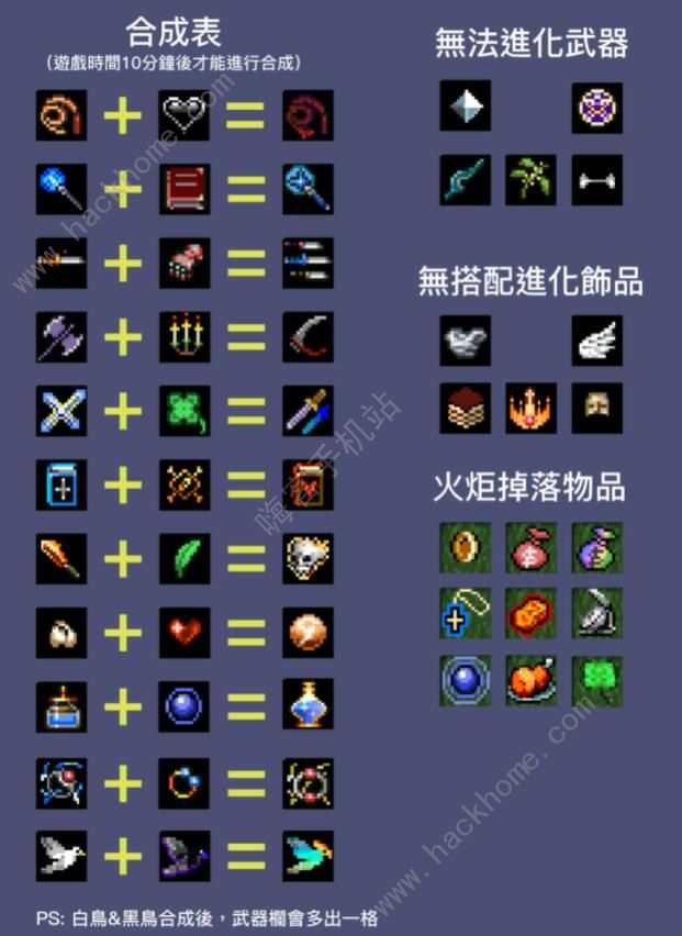 吸血鬼幸存者超武合成表 超武合成最新列表