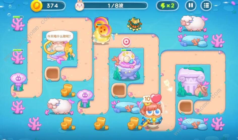 保卫萝卜4海的闺女第65关怎么过 海的闺女第65关速通攻略
