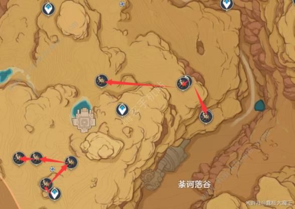 原神圣甲虫分布图 3.1圣甲虫素材收集总汇
