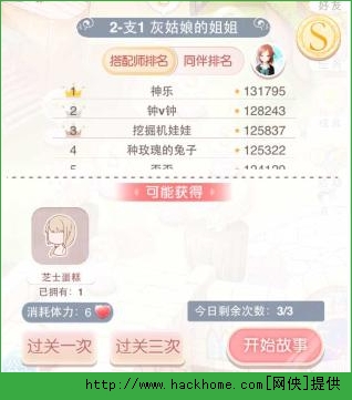 奇迹暖暖灰姑娘的姐姐高分搭配攻略