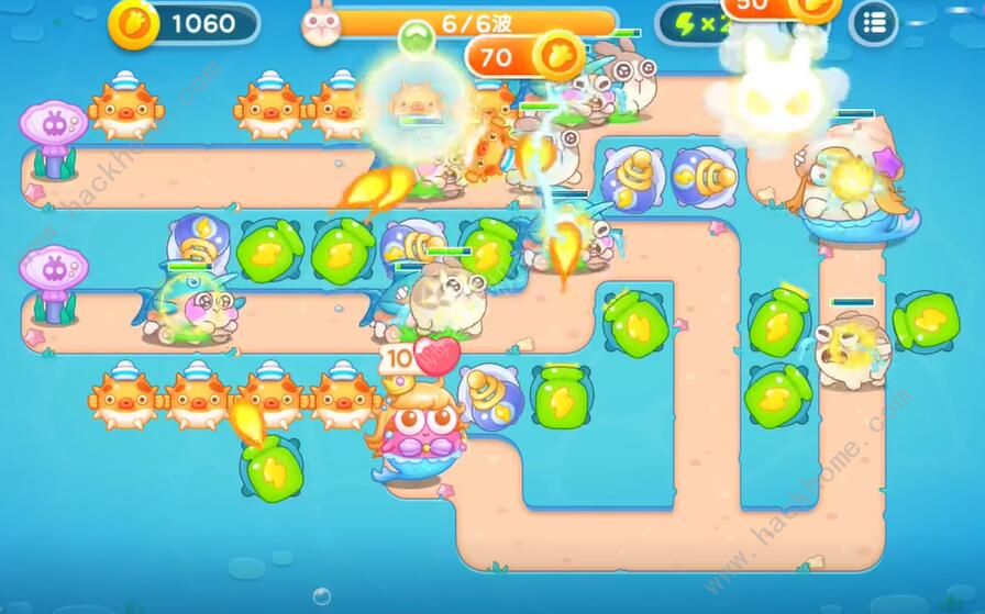保卫萝卜4海的闺女第39关怎么过 海的闺女第39关通关攻略图片7