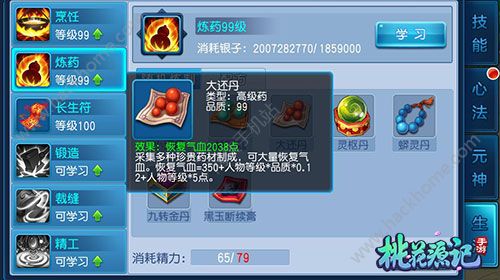 桃花源记手游生活技能大全 生产赚钱两不误图片3