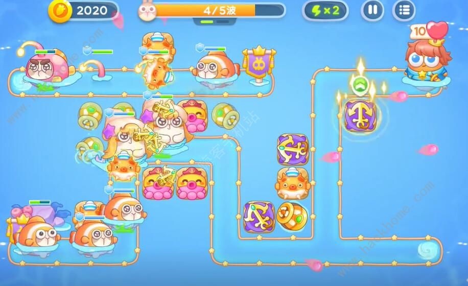 保卫萝卜4海的闺女第45关攻略 海的闺女第45关怎么过图片5