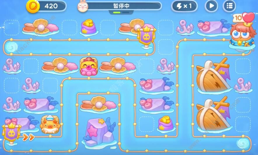 保卫萝卜4海的闺女第45关攻略 海的闺女第45关怎么过