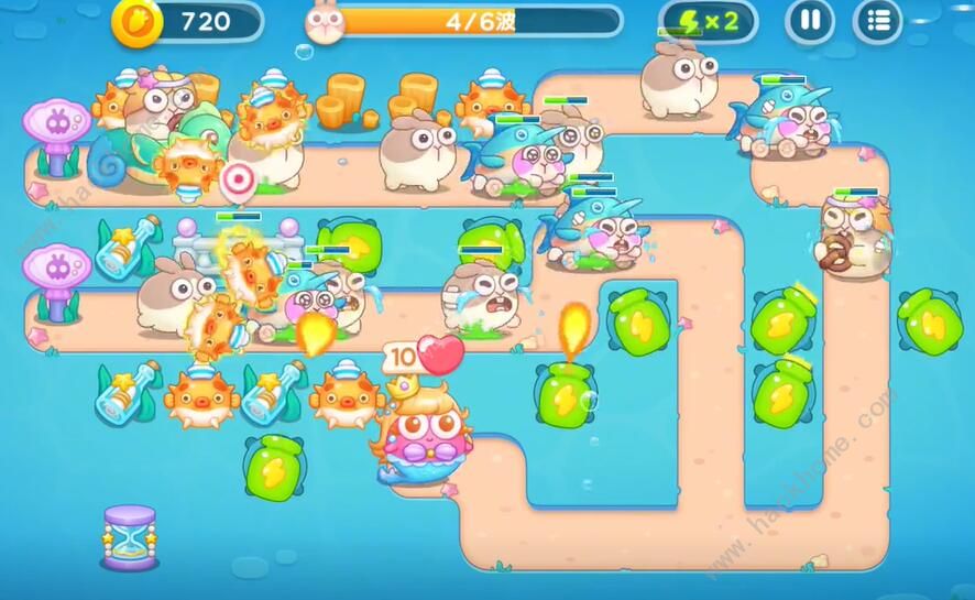 保卫萝卜4海的闺女第39关怎么过 海的闺女第39关通关攻略图片5