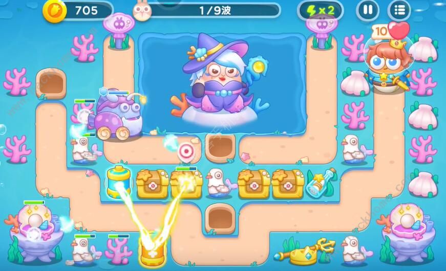 保卫萝卜4海的闺女第90关怎么过 海的闺女第90关通关图文教程