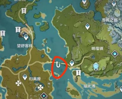 原神钓鱼点位置大全 全地图钓鱼点位置一览图片8