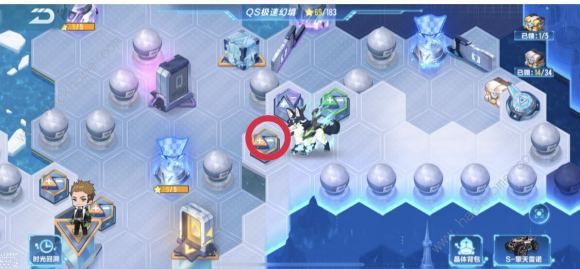 QQ飞车手游S18极速幻境第二天攻略 北地冰港88星通关路线推荐图片3