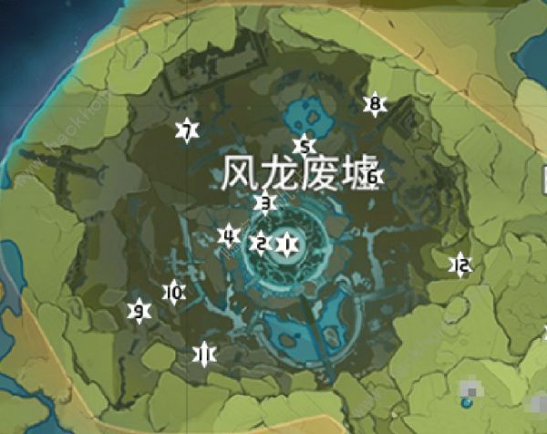 原神风神瞳位置高清图大全 风神瞳差一个怎么办