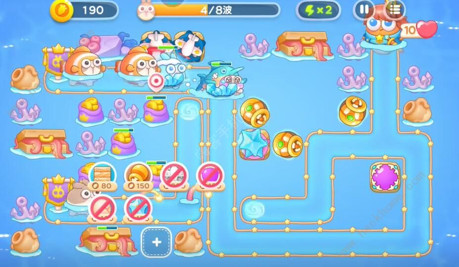 保卫萝卜4海的闺女第34关怎么过 海的闺女第34关通关攻略图片3