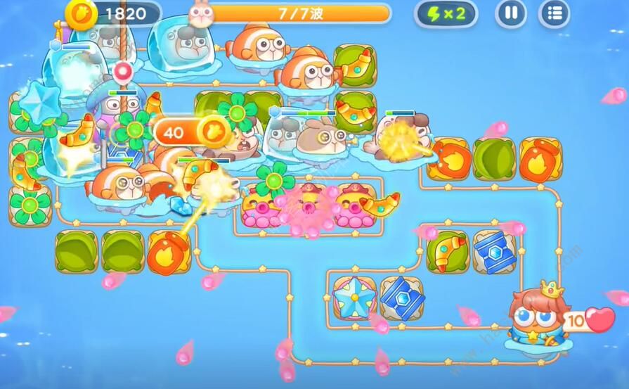 保卫萝卜4海的闺女第35关怎么过 海的闺女第35关通关图文教程图片7