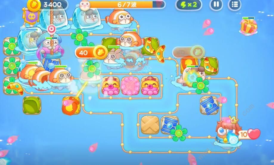 保卫萝卜4海的闺女第35关怎么过 海的闺女第35关通关图文教程图片6