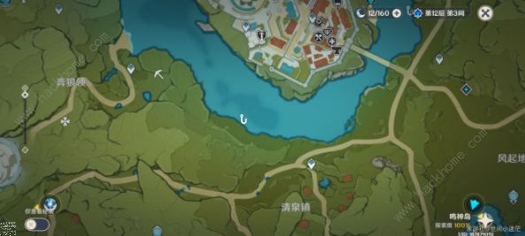 原神苦炮鲀位置大全 苦炮鲀出没时间及鱼饵详解图片4