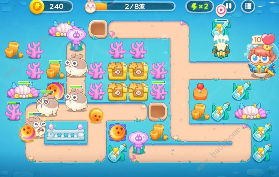 保卫萝卜4海的闺女第31关怎么过 海的闺女第31关通关攻略图片2