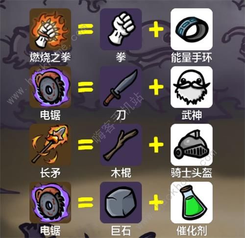 土豆地下城兑换码大全 超级武器合成表图片4