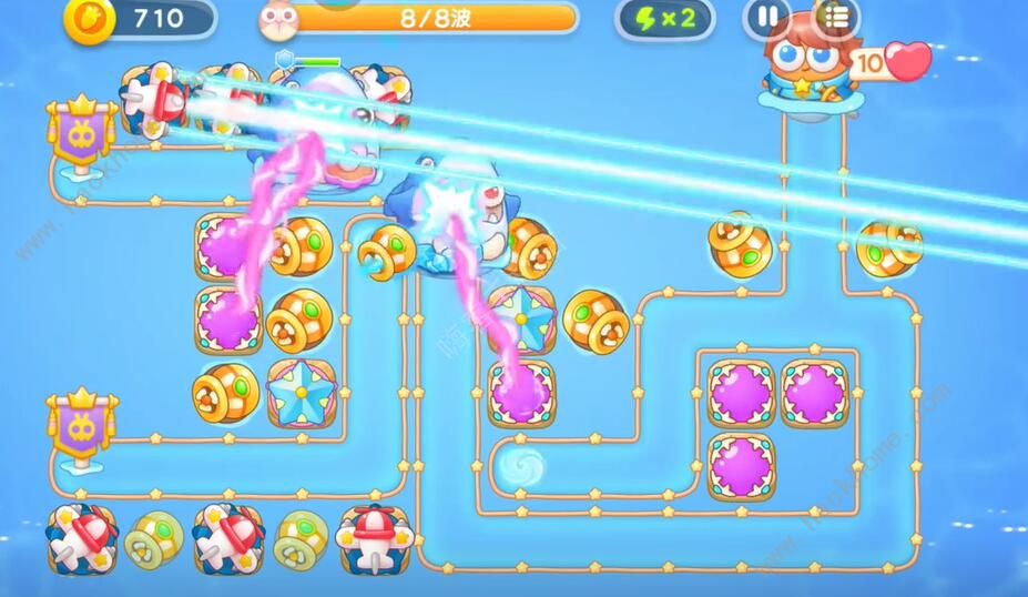 保卫萝卜4海的闺女第34关怎么过 海的闺女第34关通关攻略图片7